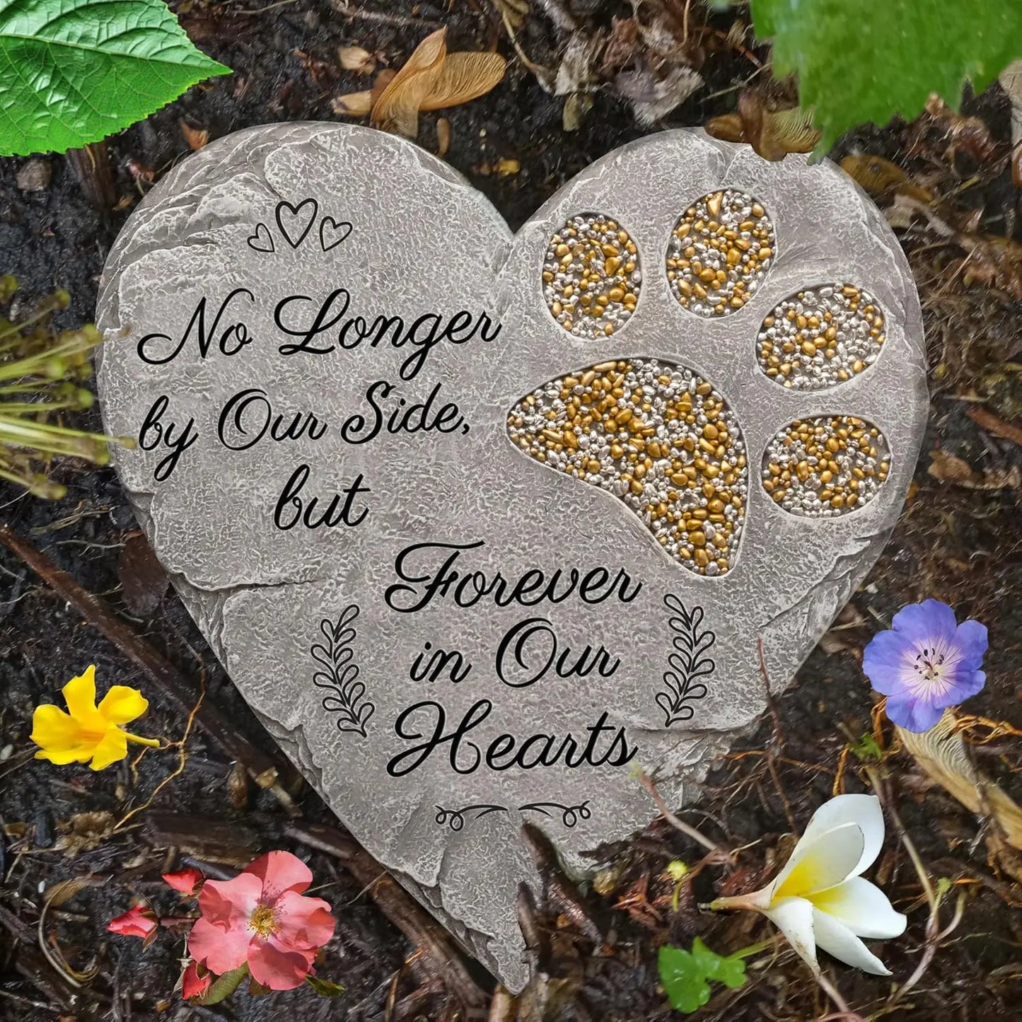 Dog Memorial Stone Rainbow Bridge Pet Loss Keepsake Ornament