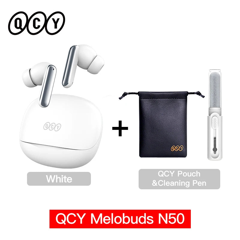 QCY Melobuds N50 ANC Wireless Earphones With Multi Mic Clarity