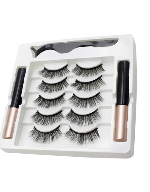 Load image into Gallery viewer, 3D Magnetic Eyelashes Magnet Eyeliner
