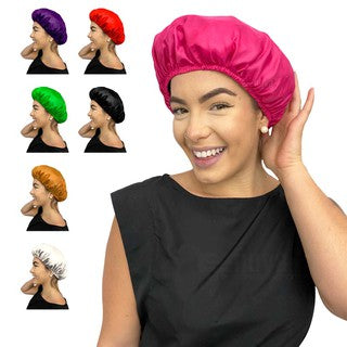 Load image into Gallery viewer, Anti-frizz Satin Cap with Elastic
